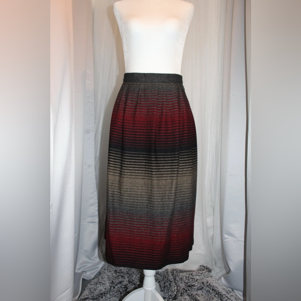 Vintage Striped Panther Skirt
